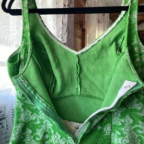 Vintage green swim romper / bodysuit M/L - Picture 8 of 10